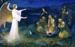 Robert Leinweber, L'angelo annuncia la nascita di Gesù ai pastori