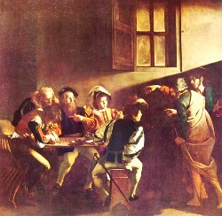 Caravaggio, La vocazione di San Matteo