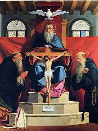 Andrea Previtali, Trinità e santi