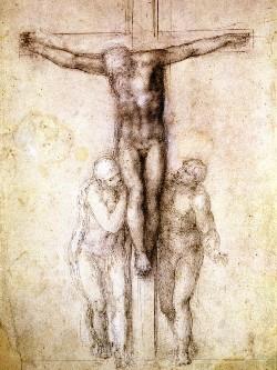 Michelangelo Buonarroti, Studio di Cristo sulla croce tra la Vergine e San Giovanni l'Evangelista