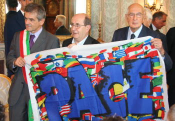 da sinistra: Chiamparino, Olivero, Napolitano