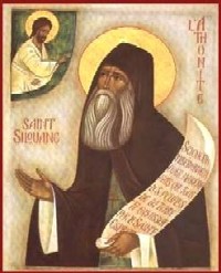 Icona di san Silvano dell'Athos