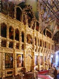 Iconostasi della cappella del refettorio nel Monastero della Trinità di San Sergio, Sergiev