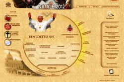 Home Page del sito del Vaticano