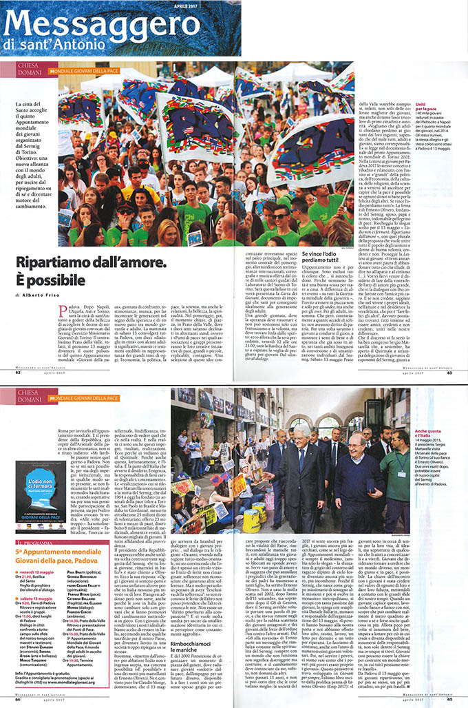 Rassegna Stampa pre-appuntamento Padova