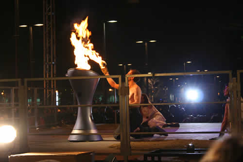Paralimpiadi 2006: accesa la fiamma