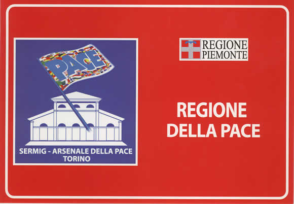 La Regione Piemonte adotta la bandiera della pace del Sermig